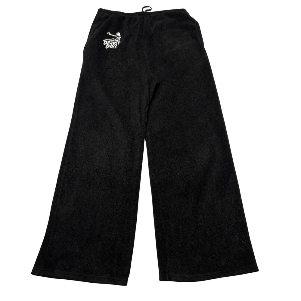 Deadly Doll Jessie Joe Stark Fleece Sweatpants Women's Medium Y2K Goth